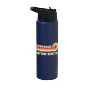 CAVANAUGH Retro 70s 80s Sunset Stripe Stainless Steel Insulated Water Bottle