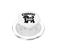 Cavapoo Dad Cute Dog Dueño Doodle Puppy Padre Humor Perrito PopSockets PopGrip para MagSafe