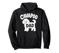 Cavapoo Dad Cute Dog Dueño Doodle Puppy Padre Humor Perrito Sudadera con Capucha