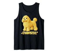 Cavapoo Spaghetti Fideos Comida Italiana Cachorro Amor Camiseta sin Mangas
