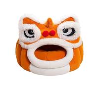 Cave Cat Beds - Tunnel Warm Nest, Soft Plush Enclosed Cat Bed, Foldable Design, Top Comfort Pet Hideaway House for Winter, Home, Bedroom, Balcony, Travel, 15.75x15.75x12.6 Inches