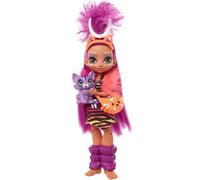 Mattel Cave Club Muñeca Roaralai, muñeca prehistórica con Mascota y Accesorios GNL84