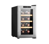 Nevera de vino Cecotec 02708 8 botellas acero inoxidable funcionamiento silencioso