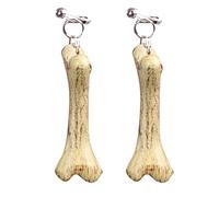Cave Man/Woman Bone Earrings Fancy Dress (accesorio de disfraz)
