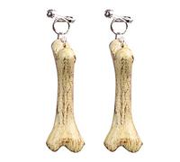 W WIDMANN Cave Man/Woman Bone Earrings Fancy Dress (accesorio de disfraz)