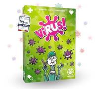 CAVECA Virus! Juego de Cartas para Toda la Familia en Español, Juego de Mesa Virus para Niños y Niñas de 8 a 99 Años, Juego Infantil con Cartas Coloridas y Resistentes.