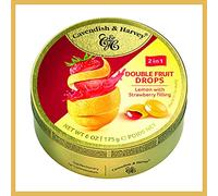 Cavendish & Harvey Gotas de relleno de limón con fresa - 175 g, Alemania