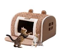 Caverna Cama para Perro, Nicho Lavable para Perro y Gato, Tienda de Sueño Mediano, para Gato Cachorro de Tamaño Pequeño Mediano, Hogar Invierno, Nuevo Propietario de Mascotas