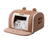 Caverna Cama para Perro | Nido Cómodo y Caliente | Nido Dulce para Gatitos - para Gatos Perros Pequeño Tamaño Mediano Mascotas Descansando Interior Invierno Apartamentos Casa