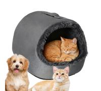Caverna de invierno genérica para gatos | con mango cama de invierno semi cerrada cómoda | Casa tienda cubierta para cachorro y | para casa apartamento dormitorio salón