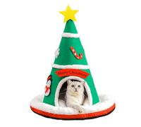 Caverna para gatos - Árbol de Navidad antideslizante lavable - Casa para gatos de interior, cama cueva | para cachorro gatito interior, decoración del hogar, dormitorio, sala de estar, balcón o