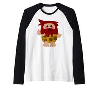 Cavernícola Camiseta Manga Raglan