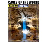 Caves of The World Calendar 2026 - 2027: Stay On Track With Monthly Planner Jan 2026 To Dec 2027 Gorgeous Photography Us Holidays Great For Gifts