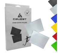 Cavest Banda sujeta espinilleras Futbol niño y Adulto de Silicona, Lavable, Hombre Mujer, Cinta para espinilleras, Regalos de Futbol (Transparente, M/L)