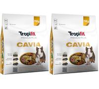 CAVIA Premium Plus 750g - Alimento con Verduras, Frutas y Hierbas para cobayas (Paquete de 2)