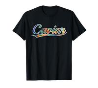 Caviar Luxury Food Fancy Lifestyle Tie Dye Vintage Varsity Camiseta
