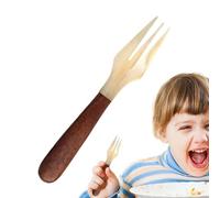 Caviar Spoons - Fruit Cake Fork | Shell Fork Wood Handle Mother Of Pearl | Natural Elegant Serving Utensil For Caviar Egg Ice Cream Salt Coffee Dessert Dining