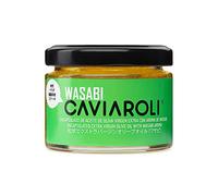 Caviaroli - Encapsulado de Aceite de Oliva Virgen Extra con Aroma de Wasabi - Perlas de Aceite Gourmet para Aliño o Decoración - 50 grs.