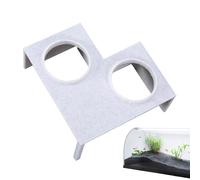 Cavidad de Peces para Acuario, Túnel de Aquarium Subterráneo-Aquarium Oculta la Cueva de camarones Portable-Betta Túnel Hill, cavidad subterránea, Túnel de Yeso Escondido de Pescado, Túnel de Yeso,