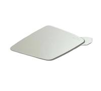 CAVINBDZ para Volvo XC60 2018-2021 Tapa De La Cubierta del Gancho De Remolque del Parachoques Delantero Y Trasero 31425165 31449210 (Front Bright Silver)