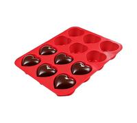 Cavity Animal Silicone Moulds - Food-Grade Silicone 24x26.5x2.9cm | Chocolate Candy Mold | Non-stick 12 Cavity Mould, Heart Silicõne Mold for Cake Candy Fondant Gummy Soap Candle Ice