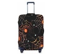 Cavizow Funda elástica para equipaje de viaje, diseño de telaraña de Halloween, lavable, antiarañazos, S-XL, Varios colores, L (Fits 25-28 in Luggage)