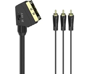 Cavo adattatore Hama Scart Plug - 3 RCA Plugs