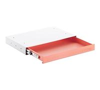 CAVO Cajón portadocumentos de acero 410 x 272 mm Coral, blanco, Cajón de escritorio Cajón bajo escritorio