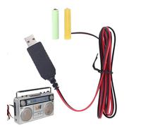Cavo Convertitore USB - Adattatore Alimentazione 5 V A 3 V, 1 metro | Sostituisce batería AA AAA, Eliminatore Batteria, Adatto Ricarica Dispositivi Elettronici Casa E Ufficio