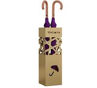 Cavo-Intagliato - Paragüero cuadrado resistente al óxido para pasillo y entrada, diseño Slish d h para uso doméstico y oficina