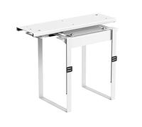 CAVO Soporte para PC de sobremesa CH-B-360-W Blanco Extensible Giratorio 360° con Correas a Prueba de desgarros para Todos los tamaños de PC de hasta 10 Kg de Peso de SOTECH