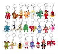 CavspkArt Juego de 24 llaveros Steal a Brainrot. Llaveros y adornos colgantes únicos de PVC con forma de Brainrot. Colgante Steal a Brainrot con llavero para coches, llaves y bolsos. (24Pcs)