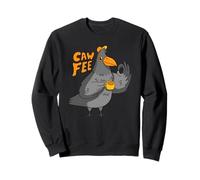 Caw-Fee Funny Crow Raven Cafeína Cafeína Amante Sudadera