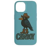 Cawboy Caw Caw Cowboy Ceja Ilustración Carcasa para iPhone 14