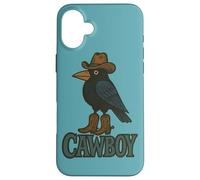 Cawboy Caw Caw Cowboy Ceja Ilustración Carcasa para iPhone 16 Plus