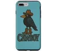 Cawboy Caw Caw Cowboy Ceja Ilustración Carcasa para iPhone 7 Plus/8 Plus
