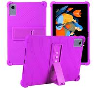 Caweet Funda para Lenovo Idea Tab Plus 2025 de 12.1 pulgadas / Tab K12, resistente a los golpes, protección completa, funda de silicona ajustable, color morado