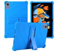 Caweet Funda para Lenovo Idea Tab Plus 2025 de 12.1 pulgadas / Tab K12, resistente a los golpes, protección completa, cubierta de silicona ajustable, color azul
