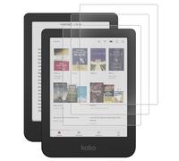 Caweet Protector de Pantalla para Kobo Clara Colour | BW | 2E de 6 pulgadas, Película Protectora Mate Antirreflejo Premium de PET con Cobertura Completa, 3 Paquetes