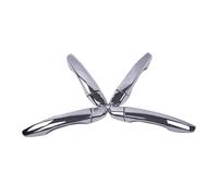 CAWEUER Compatible con Peugeot Rifter Partner 2018, 2019, 2020 y 2021. Embellecedor Cromado for manija de Puerta de Coche, Adhesivo, Accesorios de Estilo.