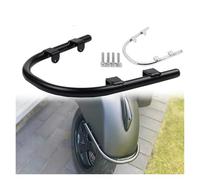 CAWEUER Compatible con Piaggio Vespa GTS300 GTS 300 GTS 250 GTS250 Accesorios Parachoques Guardabarros Delantero Barras de Protección Marco Protector de Riel(Black)