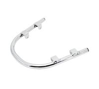 CAWEUER Compatible con Piaggio Vespa GTS300 GTS 300 GTS 250 GTS250 Accesorios Parachoques Guardabarros Delantero Barras de Protección Marco Protector de Riel(Silver)