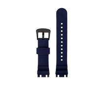 CAWEUER Compatible con Tissot Racing T115417A Series MotoGP Reloj Deportivo de Silicona de Goma Duradera con Accesorios de Pulsera Compatible con Hombres 22 mm(07 Blue black)