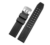 CAWEUER Correa de acero inoxidable macizo compatible con Casio Protrek serie 5578 PRW-60/YT PRW-30/50/70, correa de reloj de escalada deportiva.(GREEN BLUE)