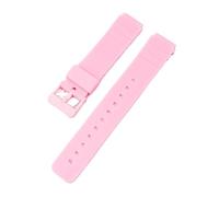 CAWEUER Correa de reloj deportiva TPU 16 mm, resistente al agua, compatible con Casio MQ-24, MQ-27, MQ-76, MQ24, MW-59 y MW-240(Pink)