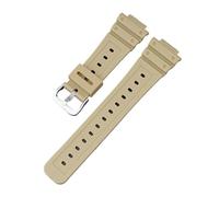 CAWEUER Correa de repuesto resina transparente liberación rápida compatible con Casio G-Shock GA-2100 GA-2110 for hombre y mujer(Yellow)