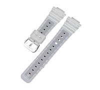 CAWEUER Correa de repuesto resina transparente liberación rápida compatible con Casio G-Shock GA-2100 GA-2110 for hombre y mujer(Translucent)