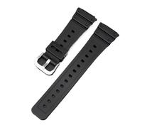 CAWEUER Correa de repuesto resina transparente liberación rápida compatible con Casio G-Shock GA-2100 GA-2110 for hombre y mujer(Black)