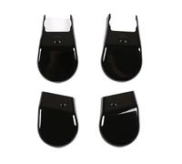 CAWEUER Tapa Protectora for Tornillos de pie de Asiento de Coche, Compatible con ABS Negro Brillante, Cubierta Decorativa, Compatible con Toyota Hilux 2015-2022, Accesorios Interiores.(Glossy Black)