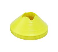 Cawila - Juego de 10 Discos de marcación (, Todo el año, Color Amarillo Fluorescente, tamaño Medium